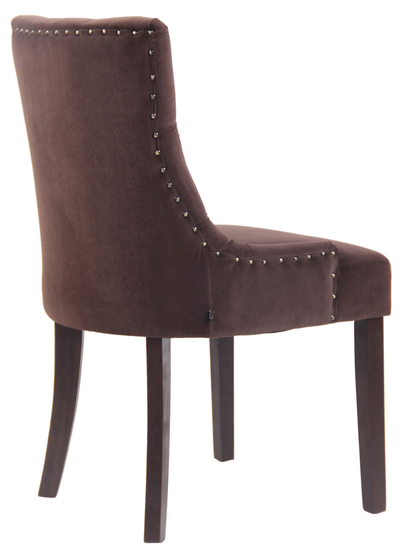 Set van 4 eetkamerstoelen Aberdeen Fluweel