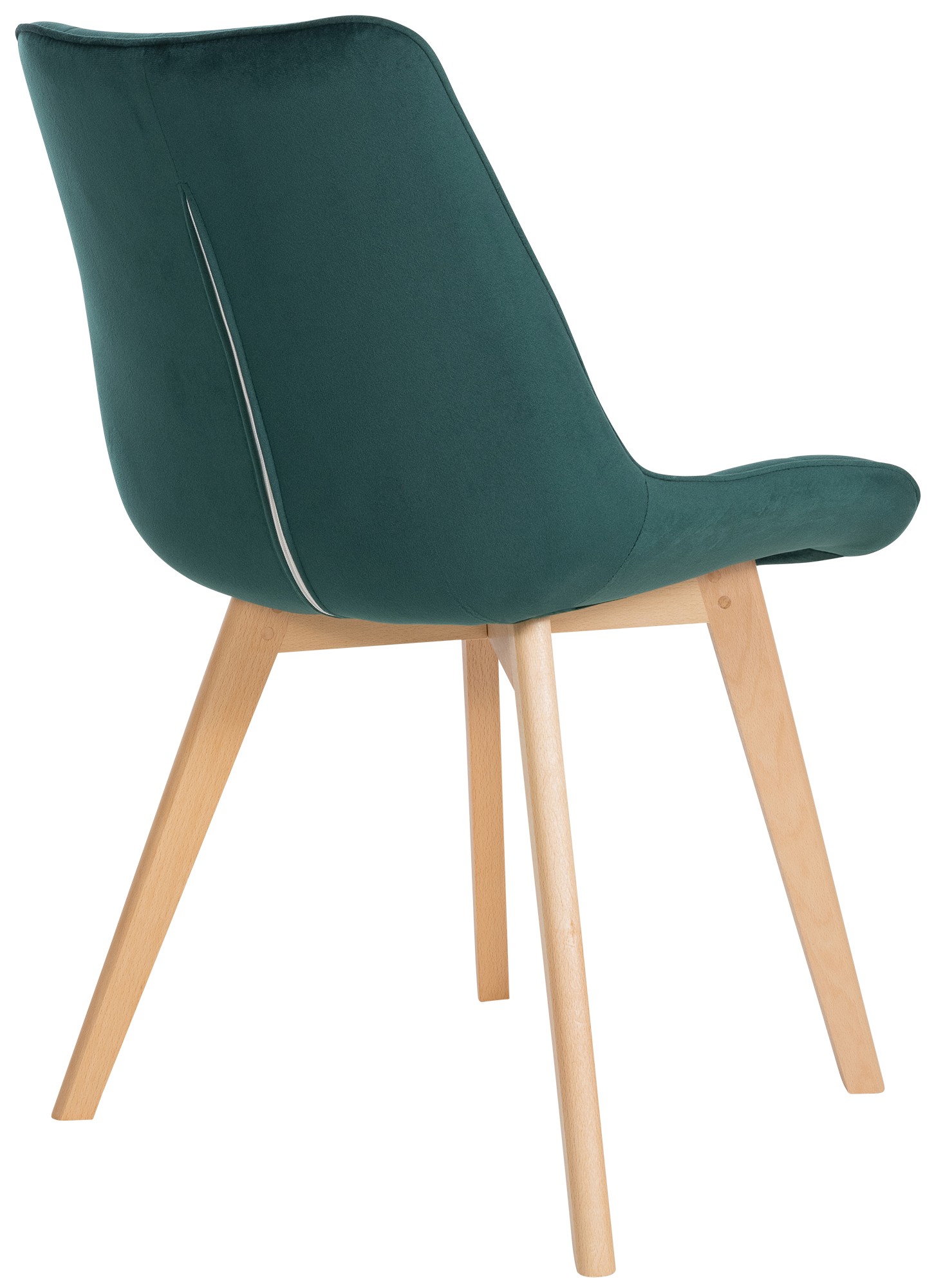 Set van 2 eetkamerstoelen Brook fluweel