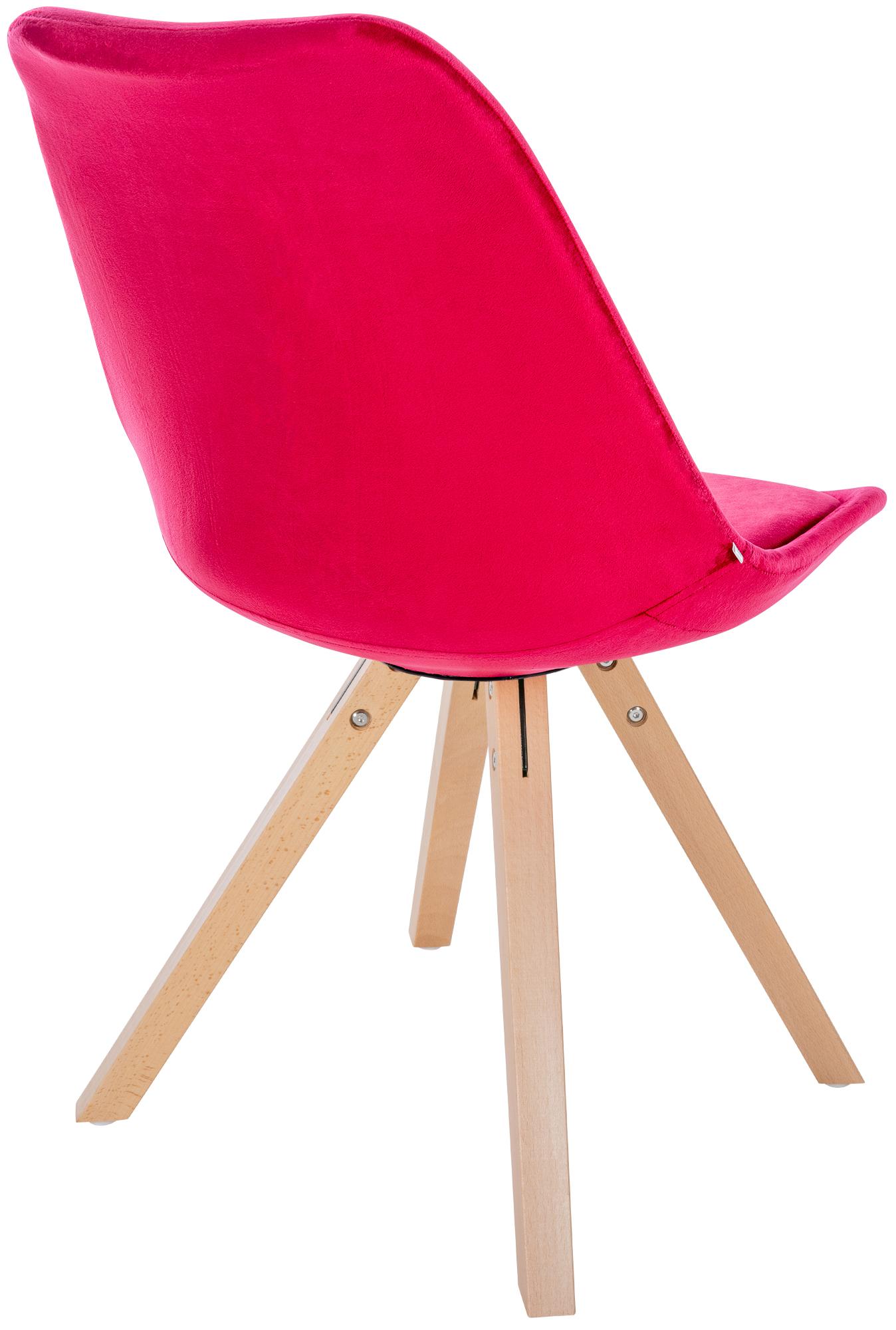 Set van 4 eetkamerstoelen Sofia fluweel