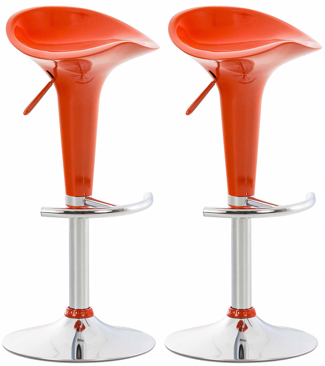 Set van 2 barkrukken Saddle