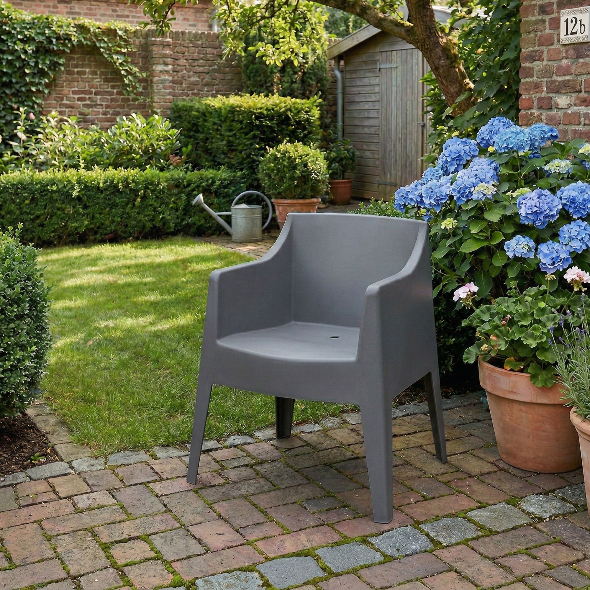 Set van 4 tuinstoelen Bartal
