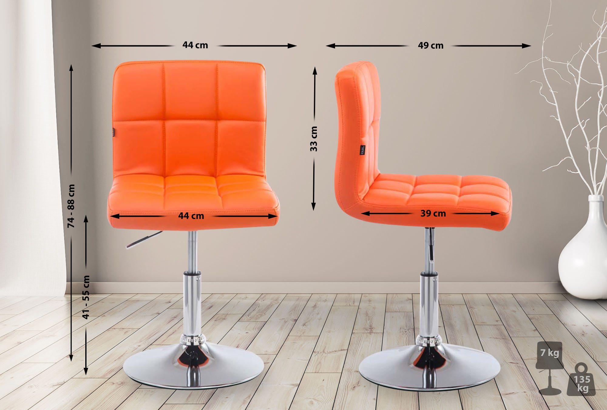 Lounger Palma Kunstleer