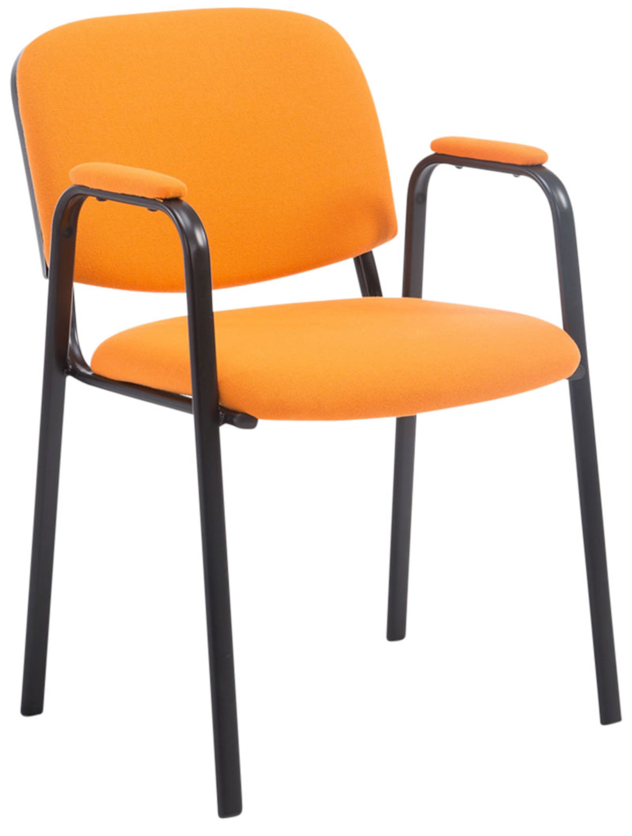 Set van 4 stapelstoelen Ken Pro stof
