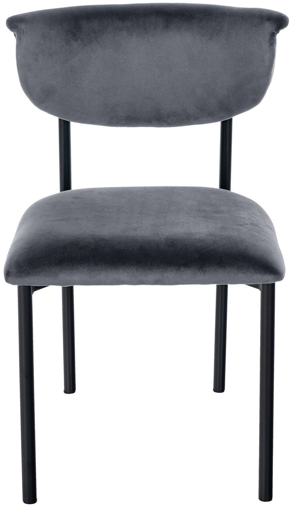 Set van 2 eetkamerstoelen Gambell fluweel