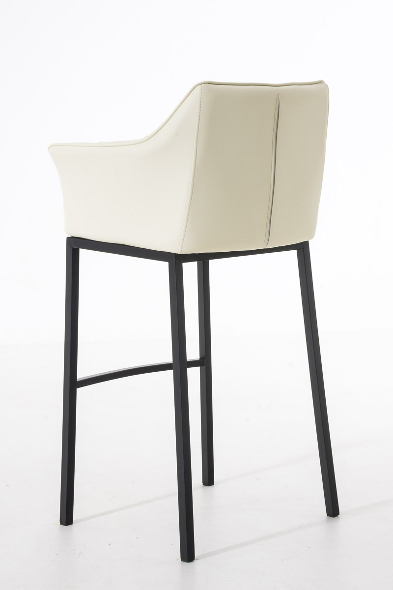 Barkruk Damaso Kunstleer met Vierpootsframe