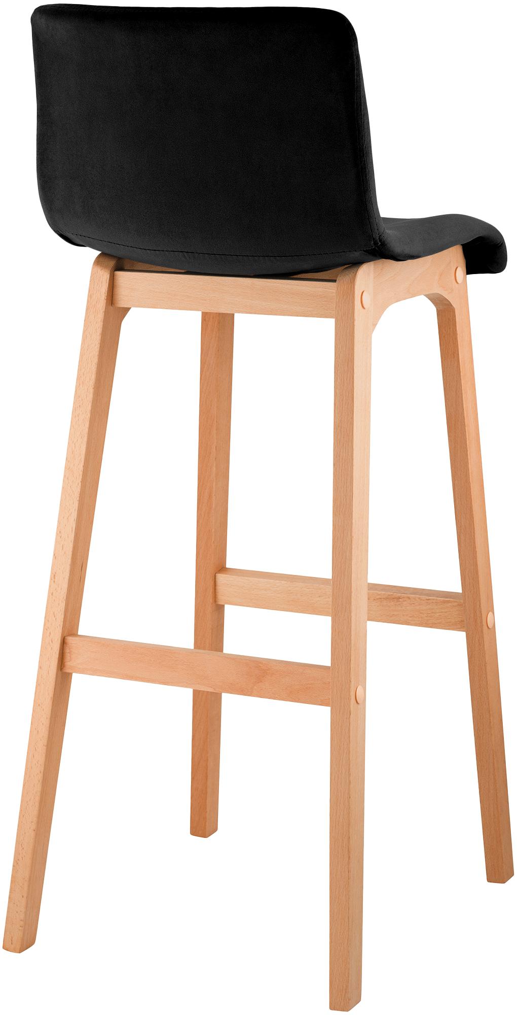 Barkruk Hover Fluweel Vierpoots frame Natura