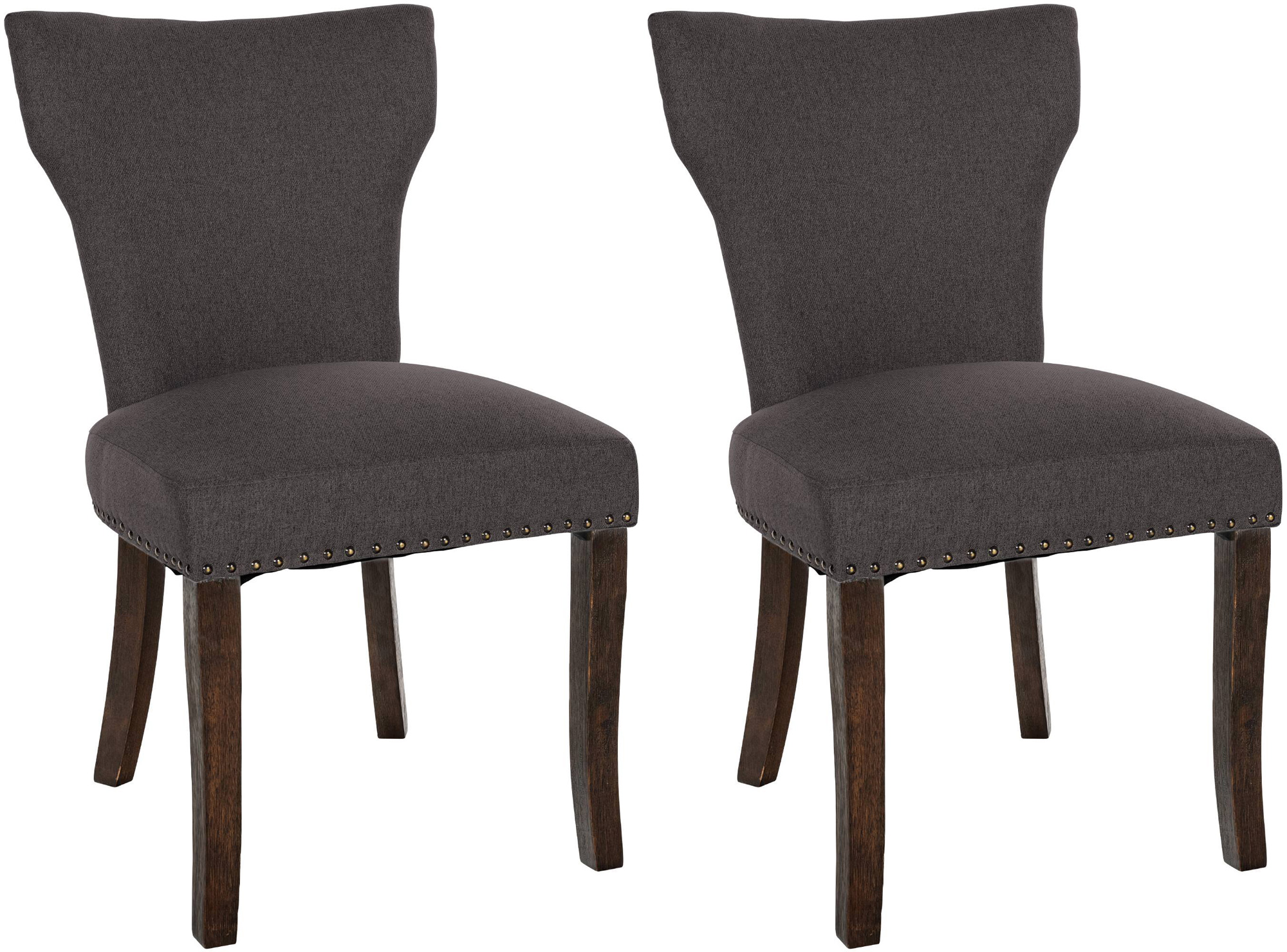 Set van 2 eetkamerstoelen Zadar stof