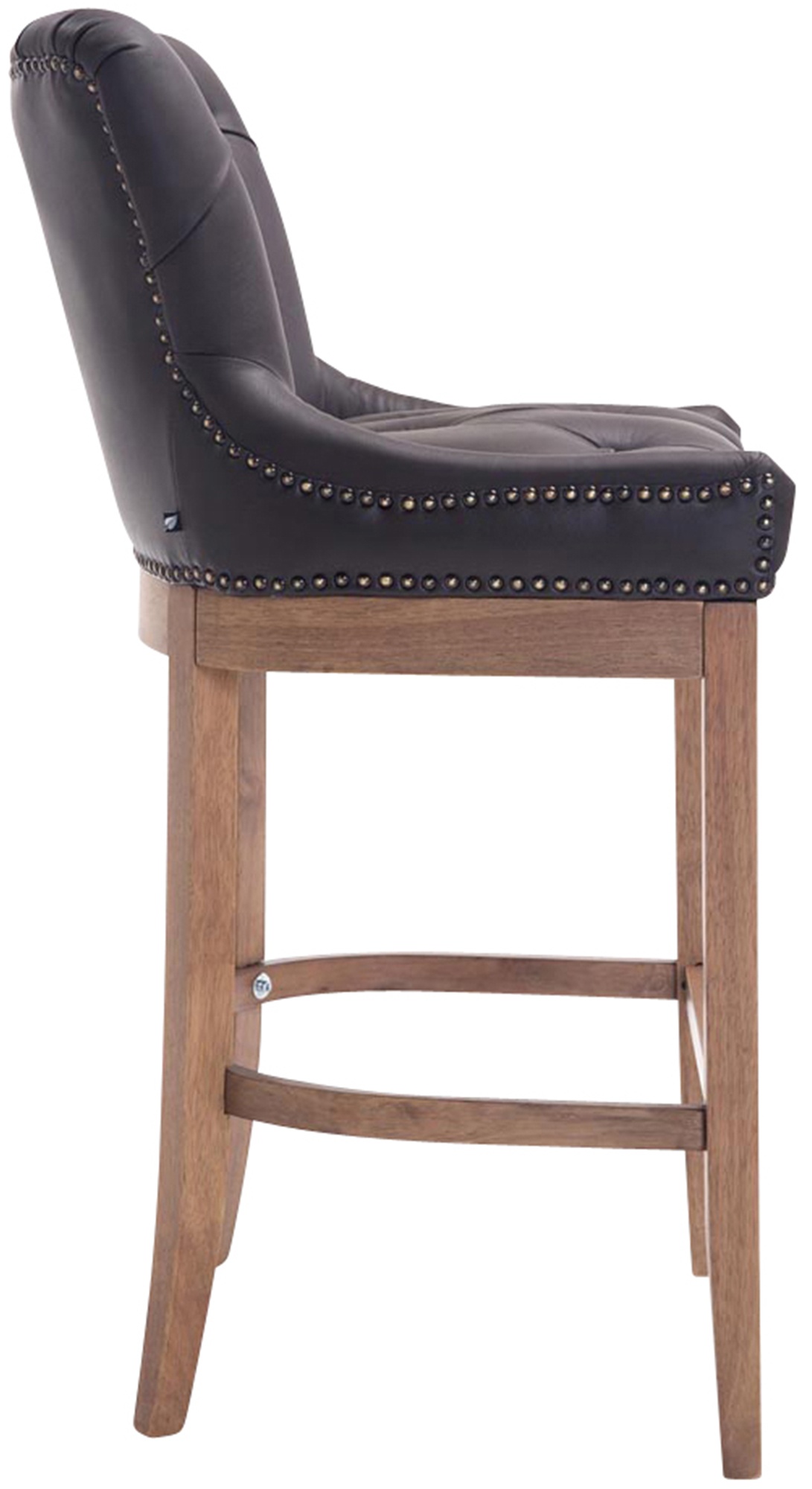 Barkruk Lakewood echt leer Antiek light