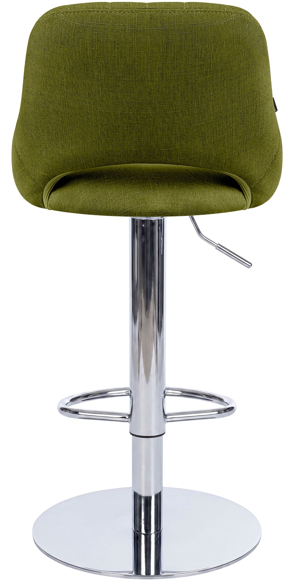Set van 2 barkrukken Milet chroom met extra zware voet