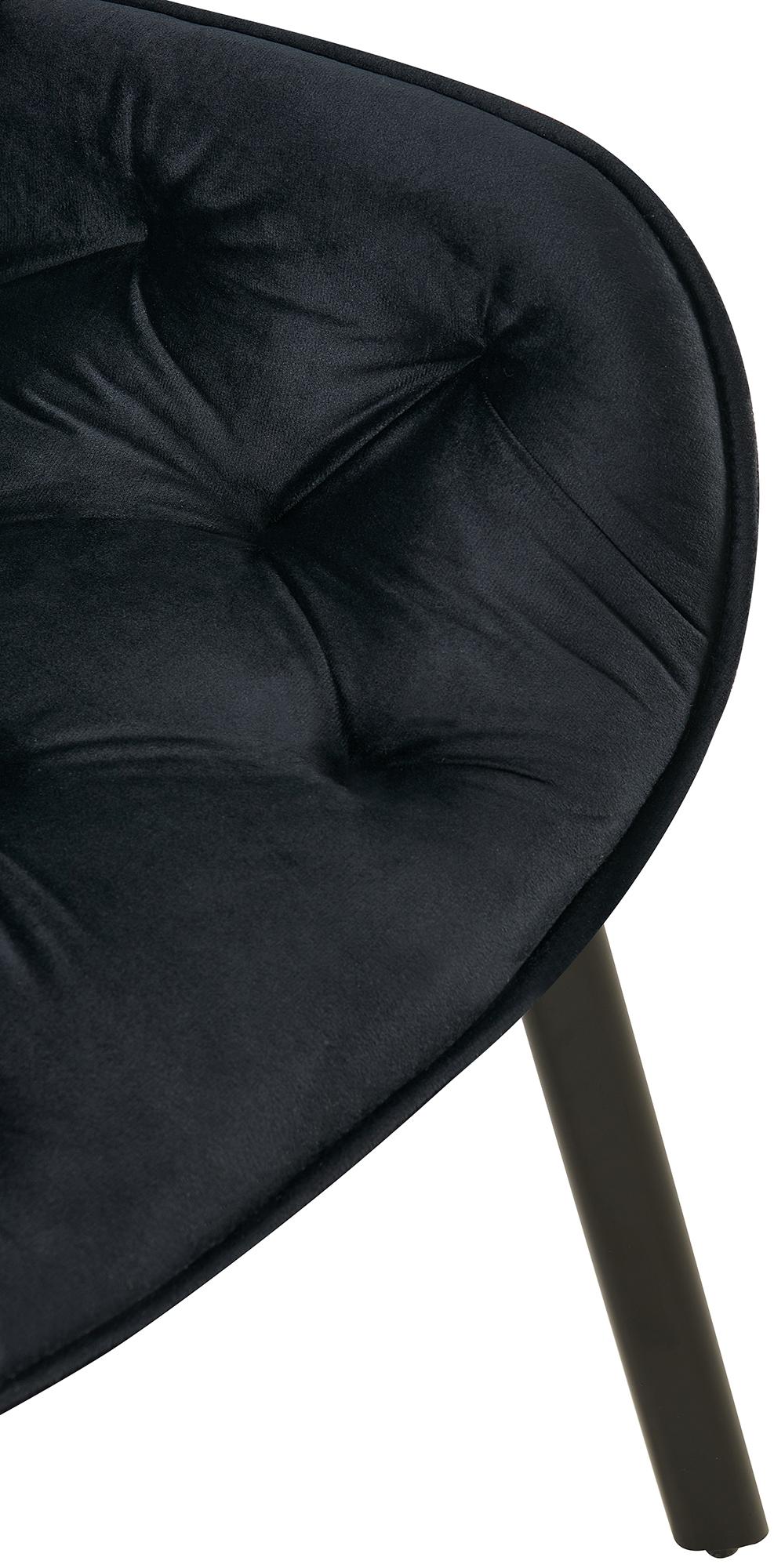 Set van 2 eetkamerstoelen Antigo Fluweel
