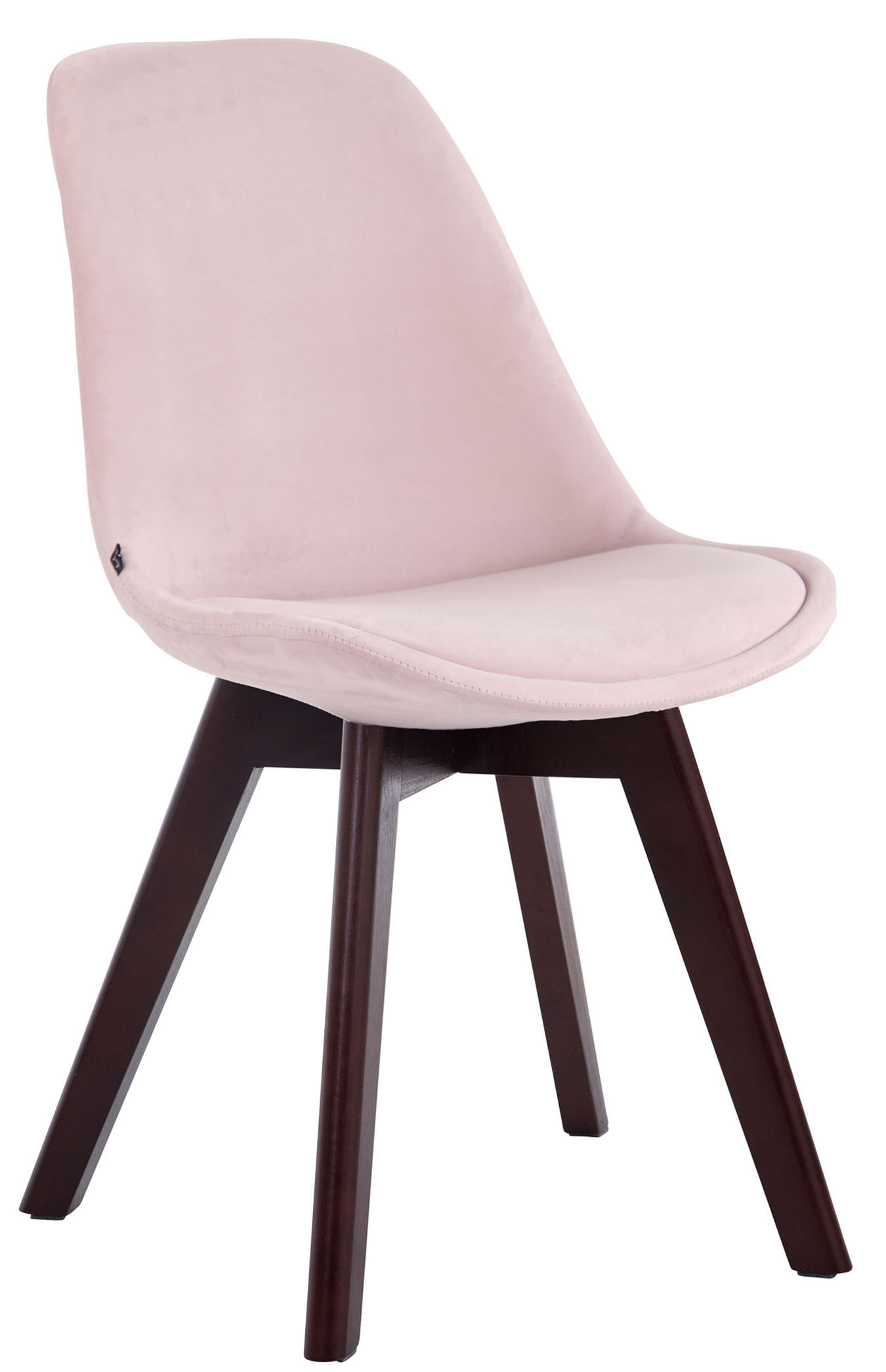 Set van 4 Eetkamerstoelen Borneo Fluweel