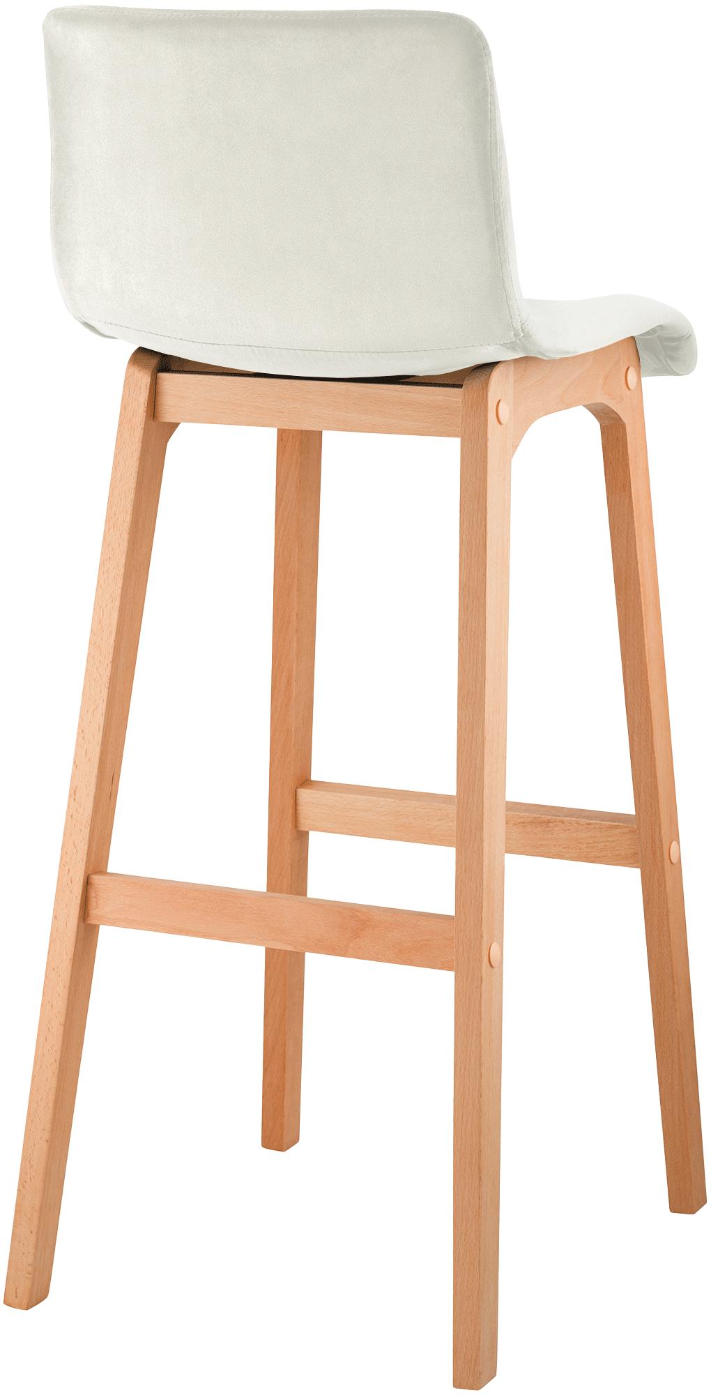 Barkruk Hover Fluweel Vierpoots frame Natura