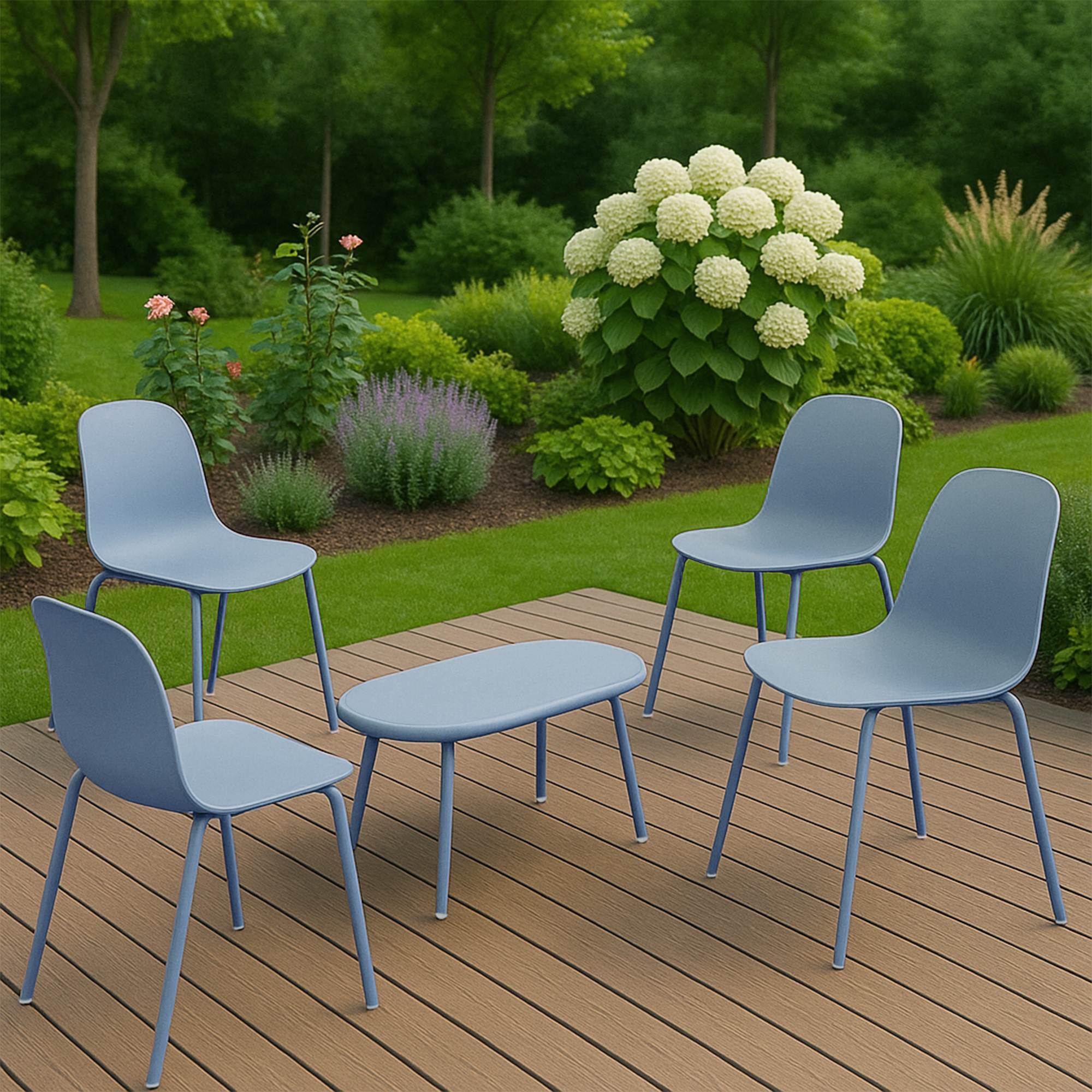 Tuinset Veldin 4-zits