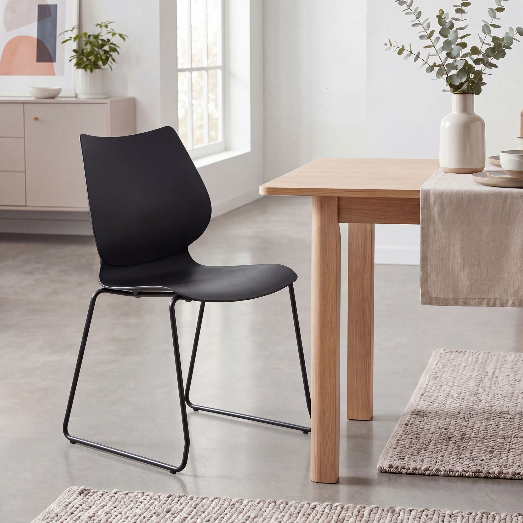 Set van 2 stapelstoelen Houma