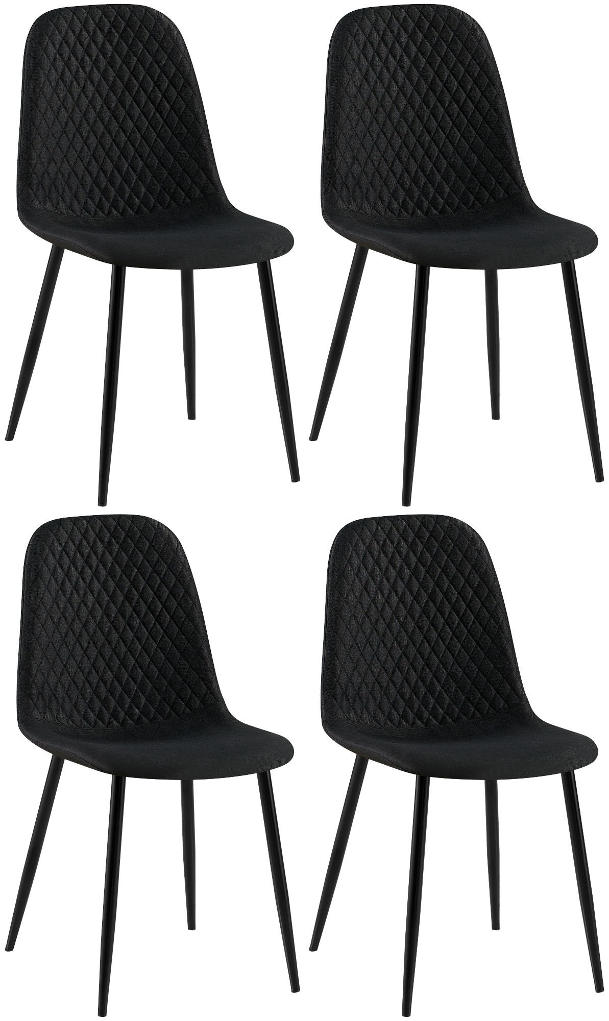 Set van 4 eetkamerstoelen Giverny