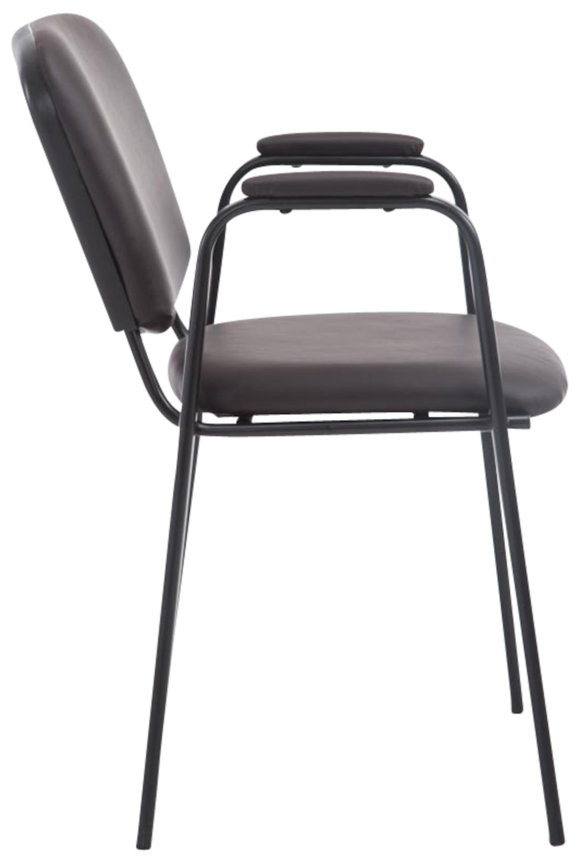 Set van 4 stapelstoelen Ken Pro kunstleer