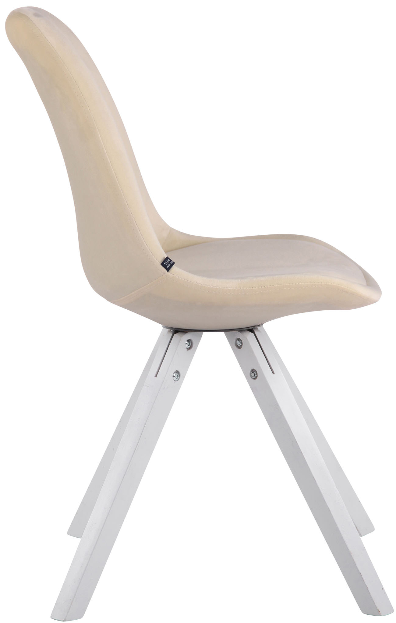 Set van 4 Stoelen Toulouse Vierkant frame - Fluweel