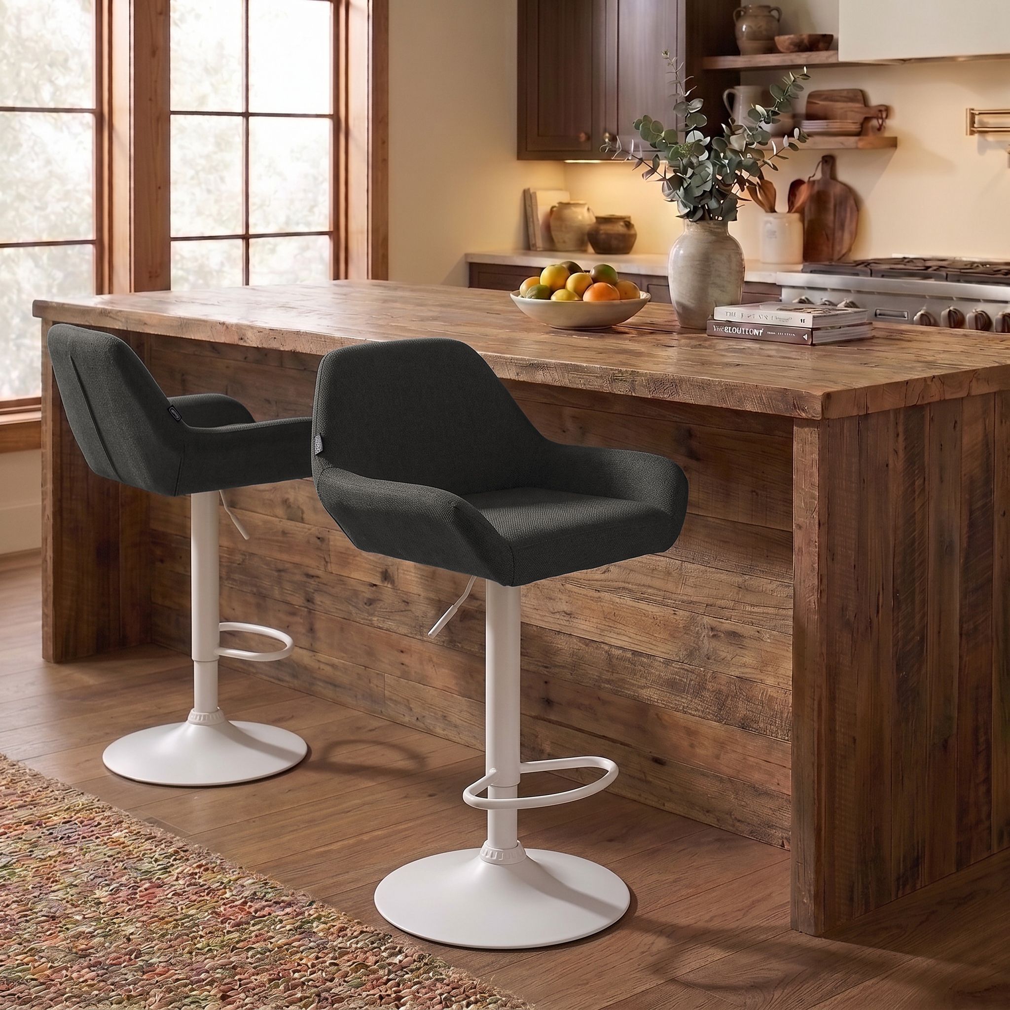Set van 2 Barstoelen Braga Stof
