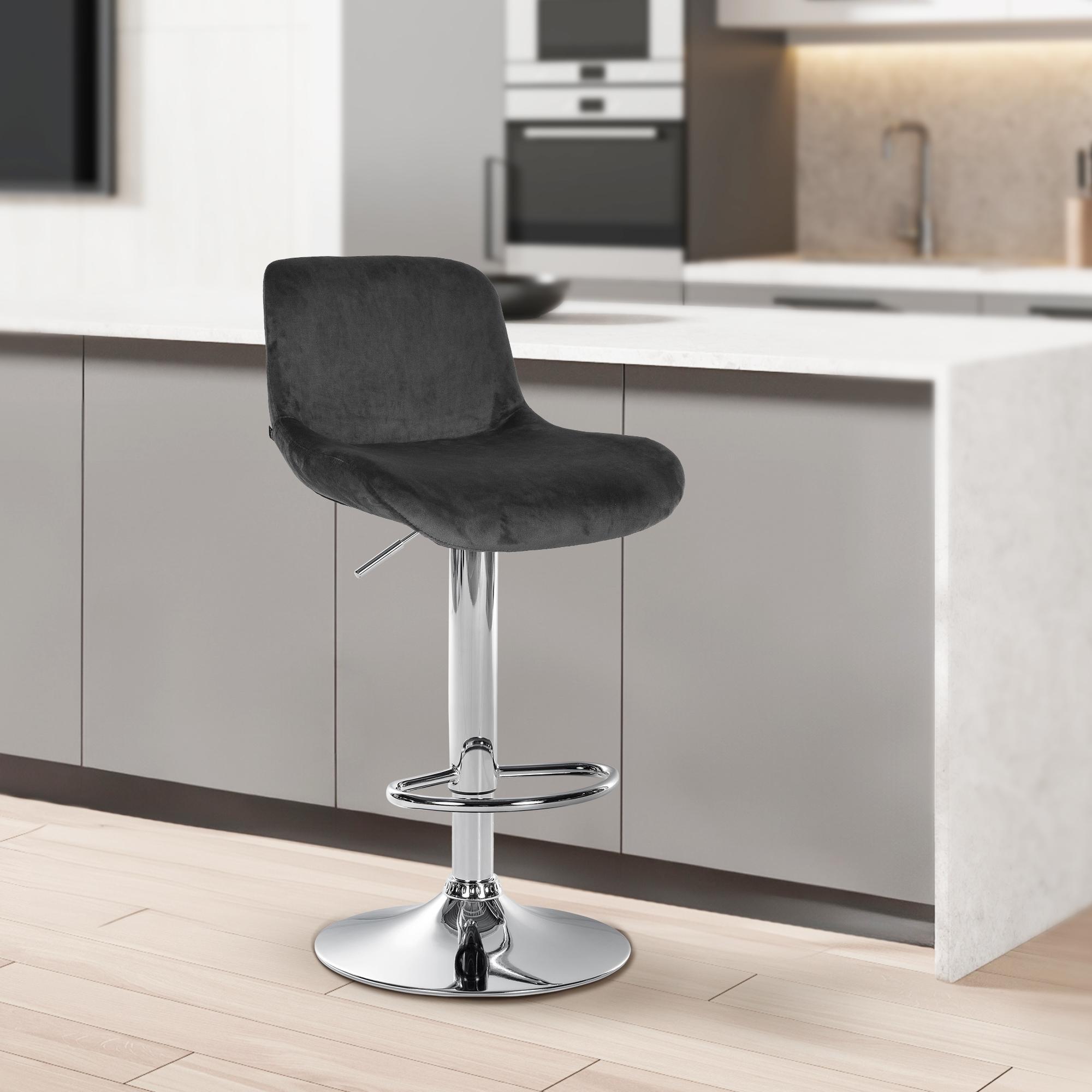 Set van 2 barkrukken Solon chroom