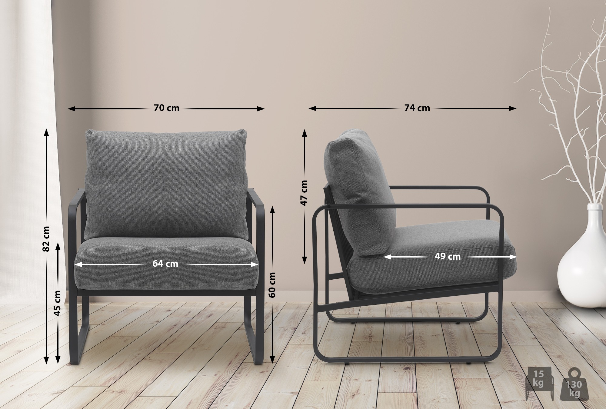 Fauteuil Manea