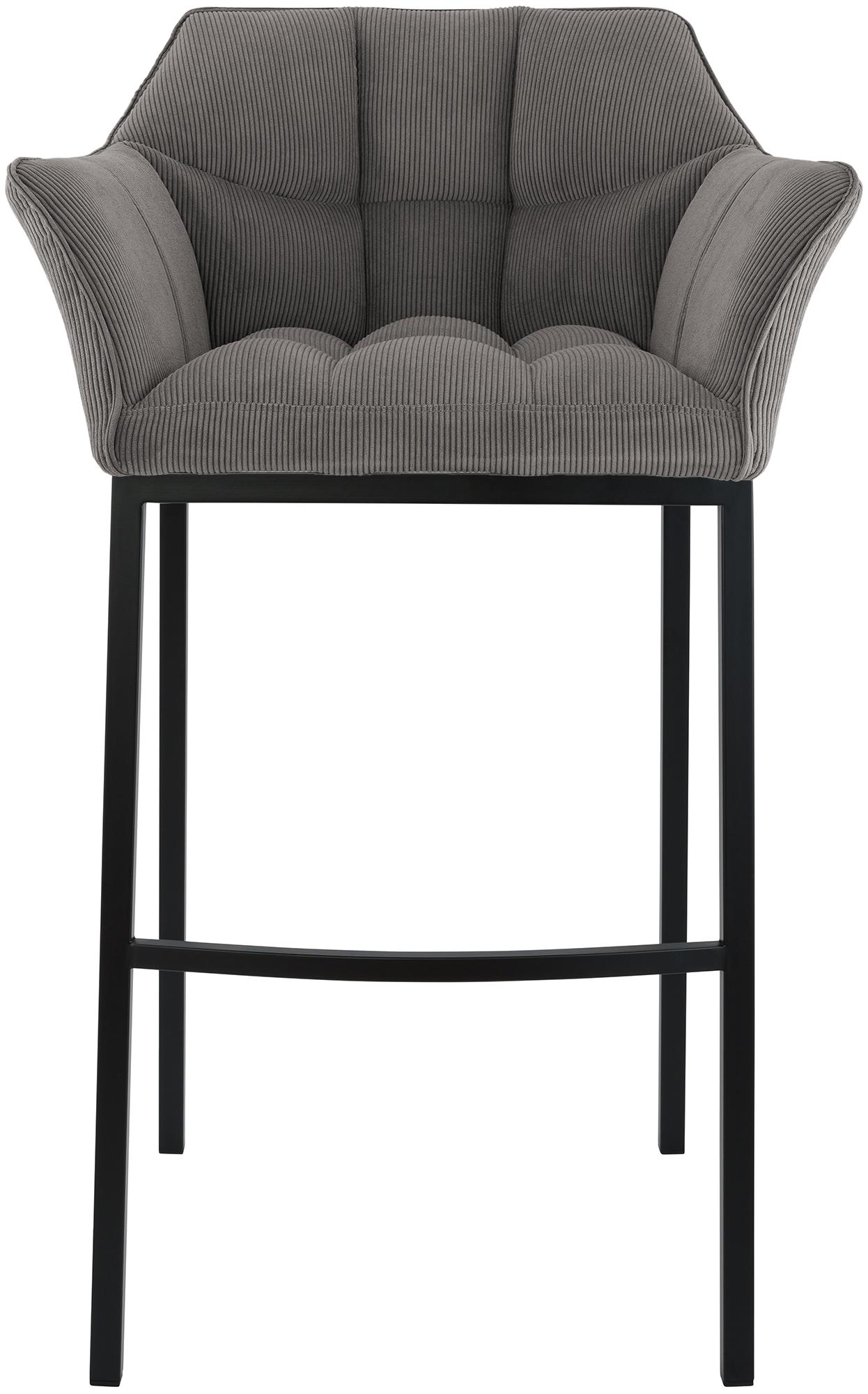 Barkruk Damaso Cord met Vierpootsframe