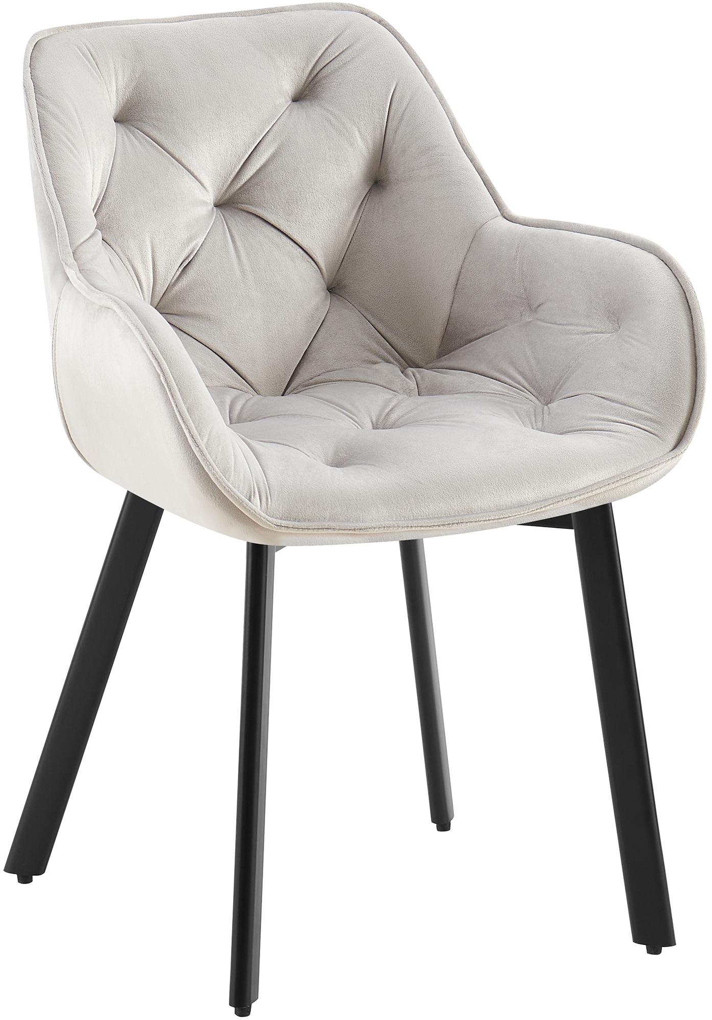 Set van 2 eetkamerstoelen Antigo Fluweel