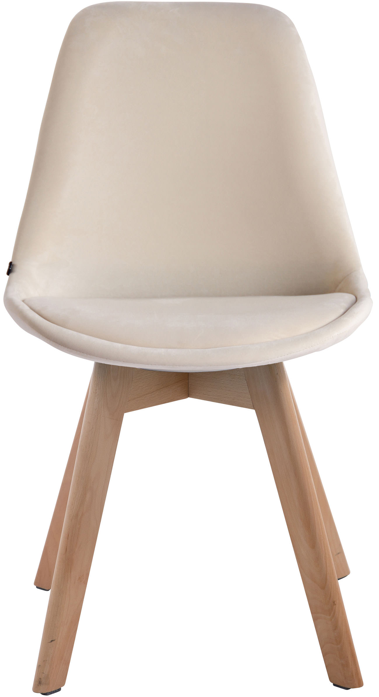 Set van 4 Eetkamerstoelen Borneo Fluweel