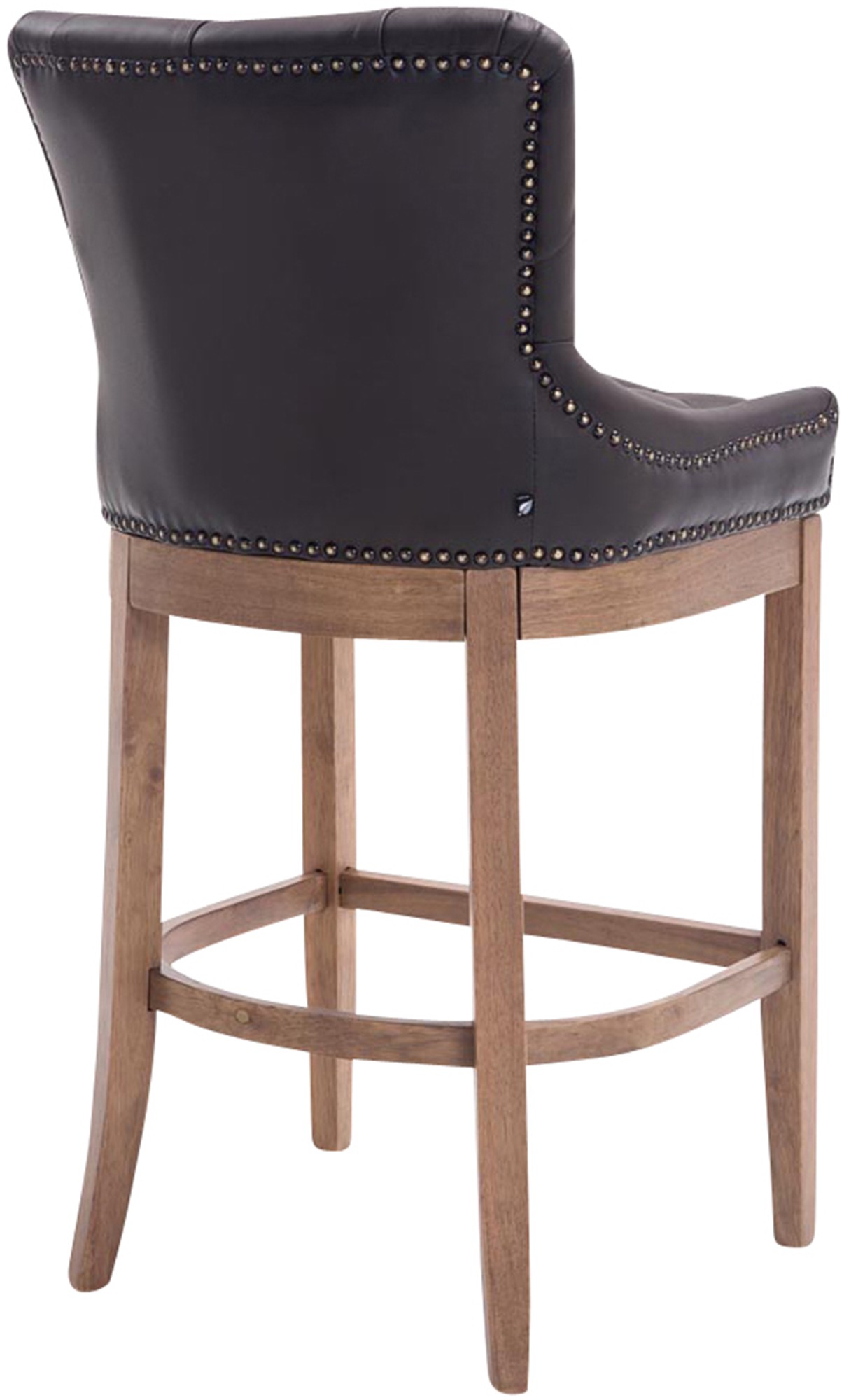 Barkruk Lakewood echt leer Antiek light