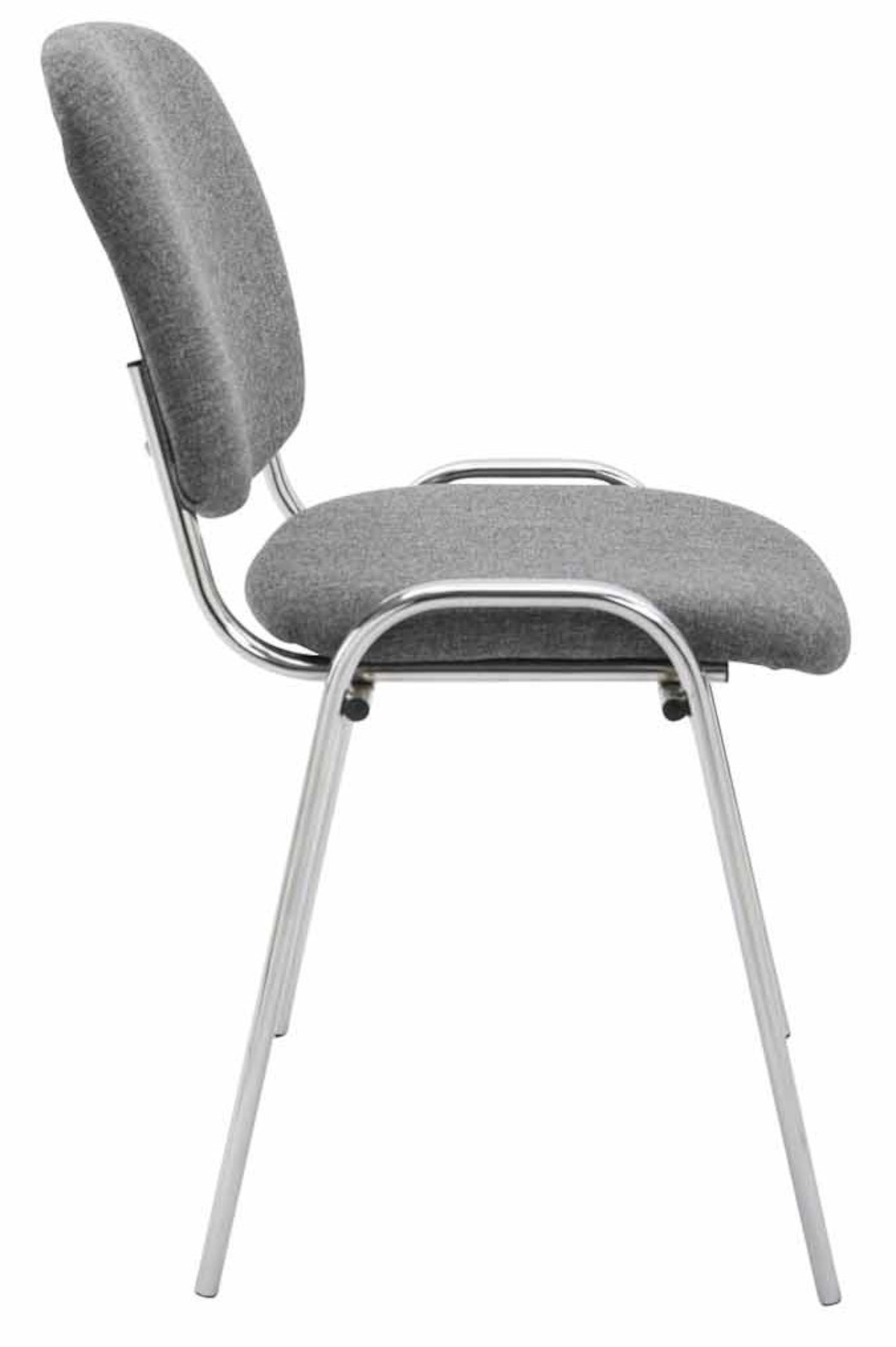 Set van 4 stoelen Ken Chroom - Stof