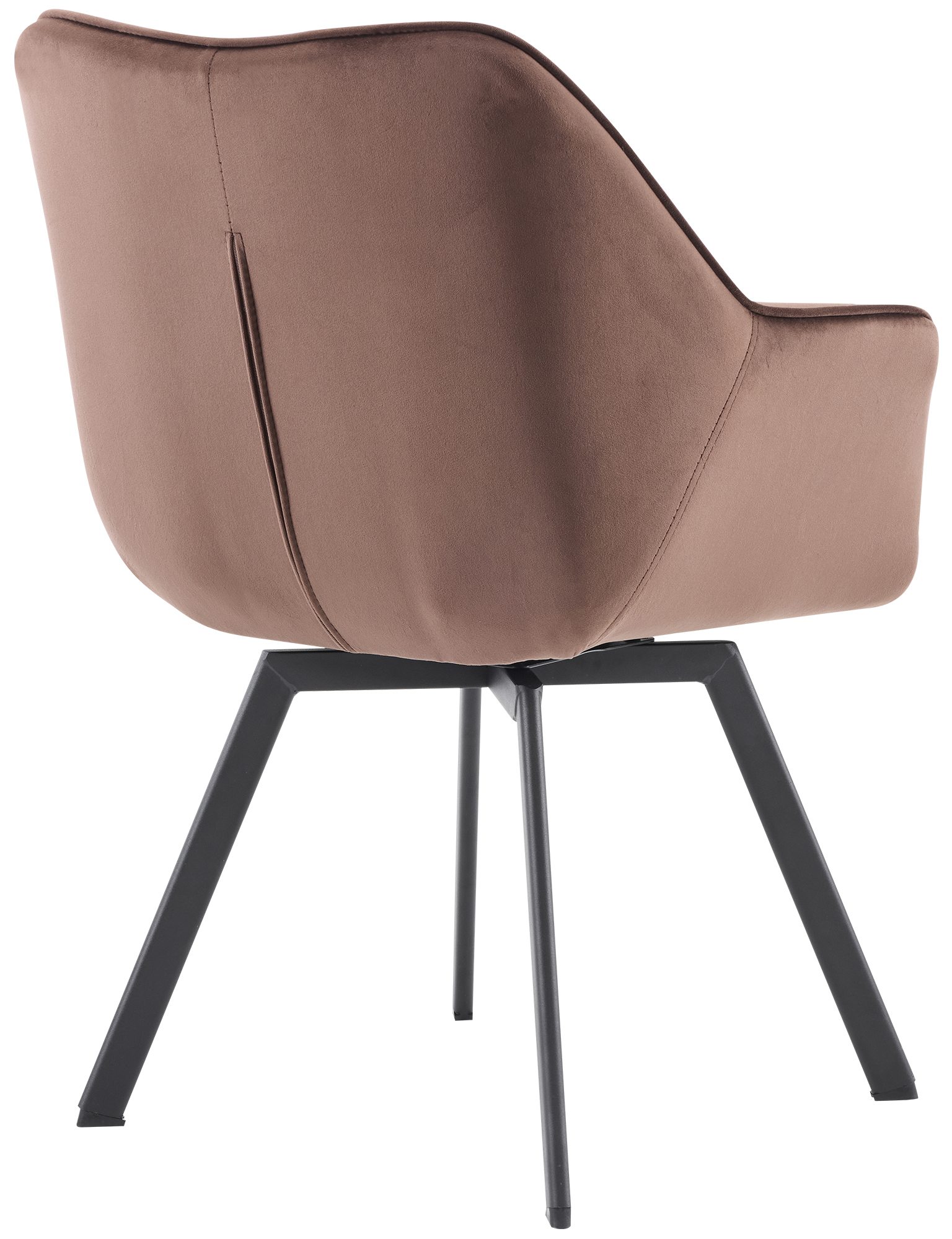 Set van 2 eetkamerstoelen Jordi fluweel